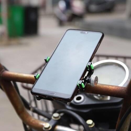 5-Claws Bicycle Phone Holder Handlebar Stand|Motorcycle Phone Mount Adjustable Shockproof Metal Bracket