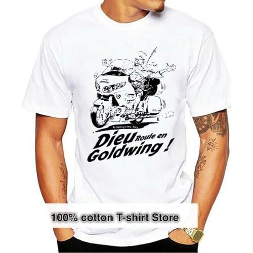 En Goldwing Racing White Tee T Shirt Classic Fashion Dieu Roule