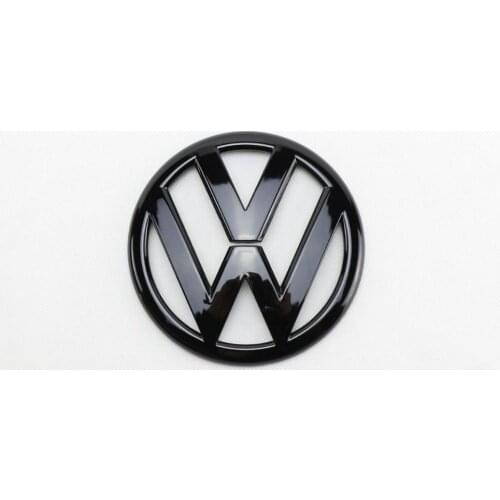 110mm Gloss Black Rear Trunk Lid Badge Logo Emblem Replacement for Volkswagen Golf MK6 2009 2010 2011 2012