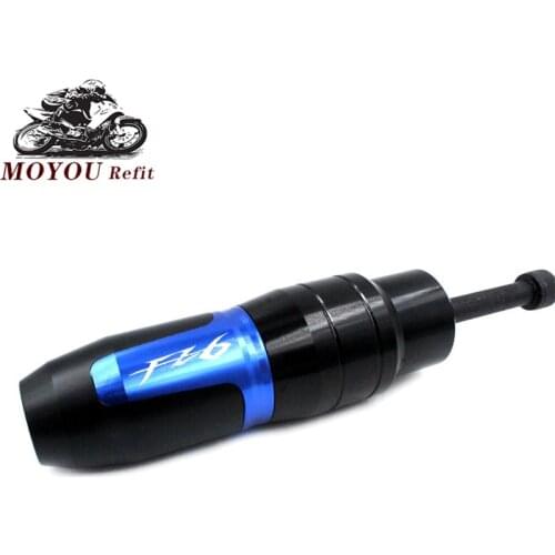 For YAMAHA FZ6 FAZER FZ6S FZ 6 FZ6S Motorcycle CNC Frame Crash Pads Exhaust Sliders Crash Protector With logo