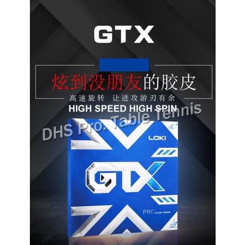 ITTF Approved WANG HAO LOKI GTX PRO 40+ Blue Cake Sponge stacky Speed Table Tennis Rubber/ Ping Pong Rubber
