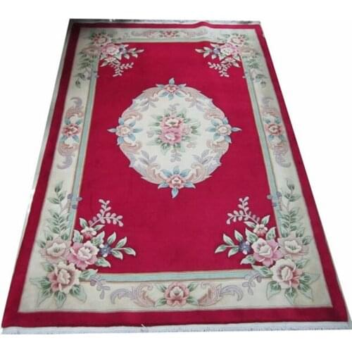 Xinjiang and Tian handmade pure wool carpet living room bedroom hall Y-ZI1