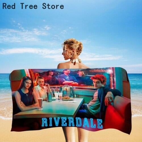 Riverdale Anime Movie Actor Beach Towel 3D Print Summer Towels Bathroom Bath Cover Travel Swim Kids Adult Gift Blanket Quick Dry