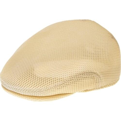 BOTVELA Summer Driving Bunnet Newsboy Cap Men Cheese-cutter Hats Women Ivy Flat Paddy Dai Caps Mesh Net Cabbies Boina 011