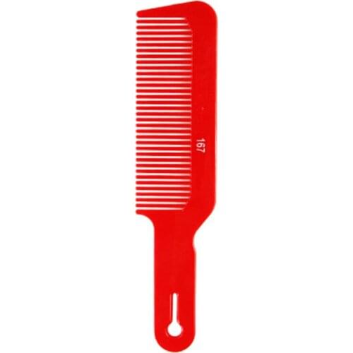 Black Red Flat Head Hair Comb Anti-static Hair Comb Cutting Combs For Salon Sectioning Haircut Styling Tool