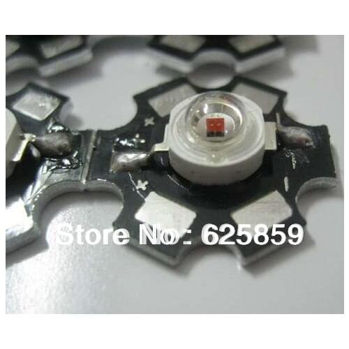 Free 10PCS 3W RED 80lm 650nm-660nm LED Plant Glow Light with 20mm pcb