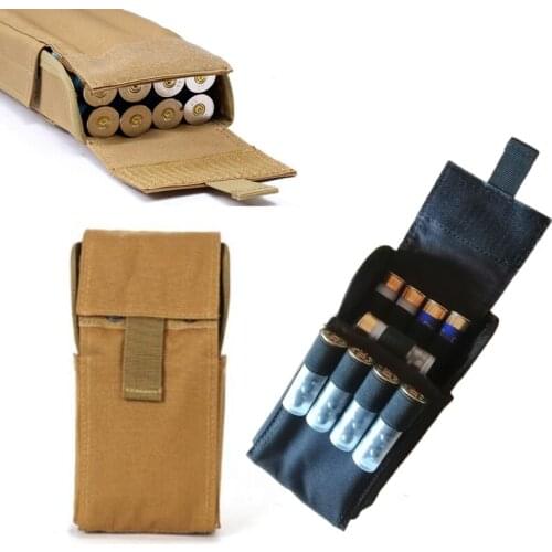 Tactical 25 Round Ammo Pouch molle 12GA 12 Gauge Ammo Shells Shotgun Bullet Shell Holder Bags Military magazine Cartridge pouch