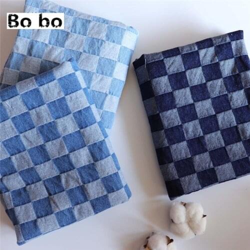 Thickened cotton denim jacket clothing trousers fabric