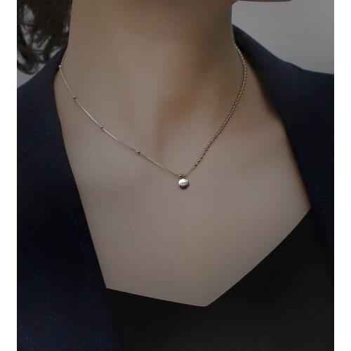 Ladies Lucky Necklace Charm Short Necklace Necklace Cold Talking Personality Short Clavicle Chain Necklace