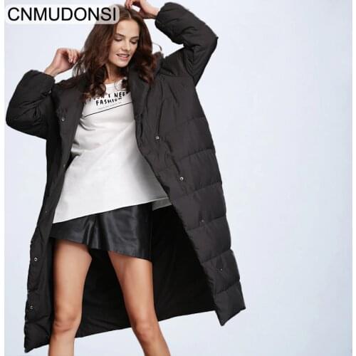 Womens winter down jacket Fashion Jacket Thick Warm Coat Lady Cotton Parka Jacket Long jaqueta Winter jacket with hood 2020