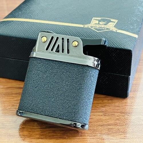 Zorro brass kerosene windproof lighter personality creative ultra-thin lighter classic gasoline smoking machine gift
