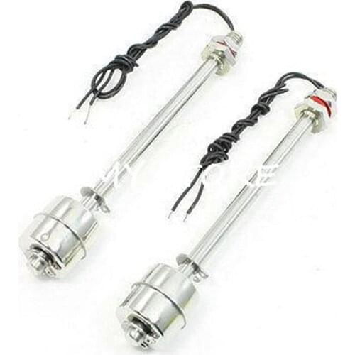 2 Pcs 5.9" Long ZS15010 Stainless Steel Water Level Sensor Floating Switches