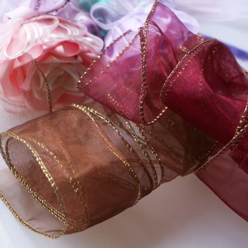20 YARD 5CM Organza Ribbon gift wrapping decoration Christmas ribbons