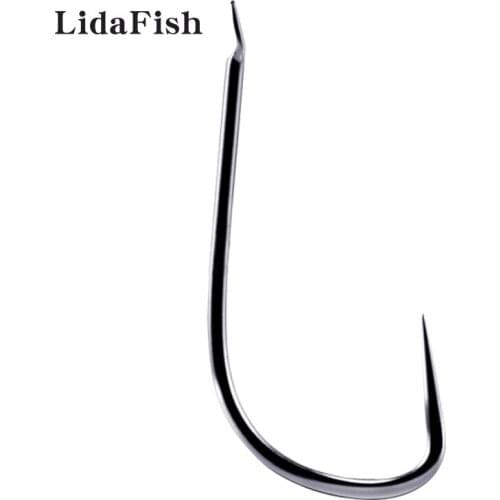 2021 New 1#-10# 100pcs/bag Japanese High Carbon Steel Fishing Hook Without Barbs Anticorrosive High Quality Fish Hook