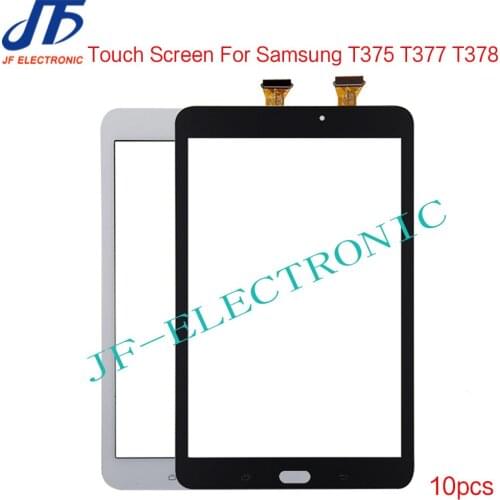 For Samsung Galaxy Tab E 8.0 T375 T377 T378 T377 Touch Screen Digitizer Glass Panel Replacement Parts 10pcs/lot