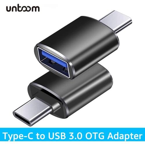 Type C To USB 3.0 OTG Adapter Fast USB-C Male To USB 3.0 Female Converter Type-C OTG Cable For Macbook Samsung S20 S10 S9 Huawei