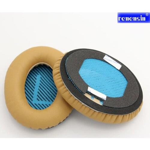 Brwon Headphone EarPads for Bose Headphones Protein Leather Ear Cushions for Bose Quietcomfort 2 QC25 AE2 QC2 QC15 Audifonos