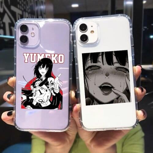 Phone Case for IPhone XS 6 7 8 Plus SE 11 12 Mini Pro Max SE2 Japanese Anime Kakegurui Jabami Yumeko TPU Soft Silicone Coque Bag