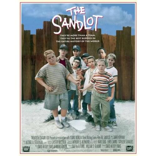 D0729 The Sandlot Group Movie Silk Fabric Poster Art Decor Indoor Painting Gift