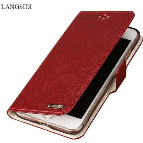 Genuine Leather phone Flip case For Apple iPhone 11 11 Pro 11 Pro Max X XS XSmax XR 6s 7 8 8 plus Magnetic 360 Full cover