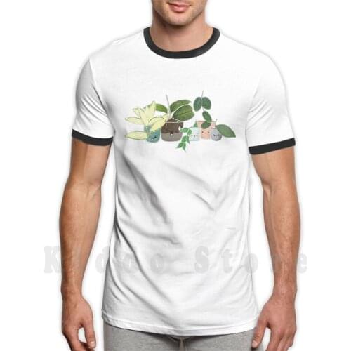Hoya Friends T Shirt Diy Big Size 100% Cotton Hoya Houseplants Plant Lady Kuwaii Cute Plant Addict Plant Mom Quarantine