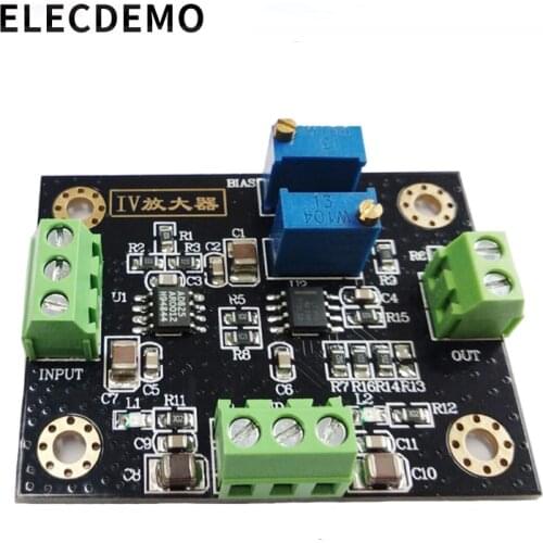 IV conversion amplifier voltage signal amplification photoelectric amplifier module current to voltage