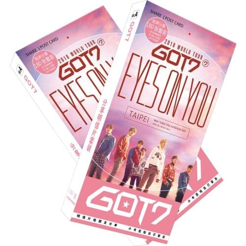 Kpop JB Mark Jackson Jinyoung Youngjae BamBam Fanart Album Postcard Post Cards Sticker Artbook Gift Cosplay Book Set Collection