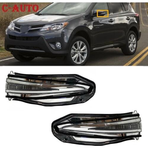 Left Right Rearview Mirror Repeater Lamp LED Side Mirror Indicator Repeater 81730-42020 81740-42020 For Toyota RAV4 2012-2016