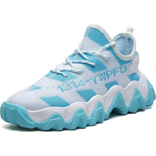 Adult Men Sneakers Summer Breathable Yarn Shoes Lightweight Casual Shoes For Male Tenis Sneakers Comfortable Non-slip Sole