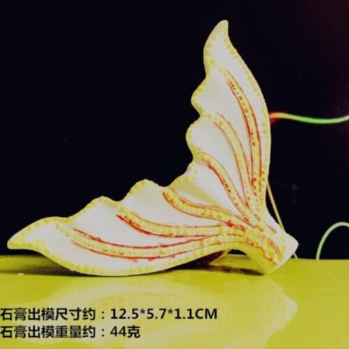 P789 fish tail cake decoration mold aromatherapy plaster mould silicone fondant chocolate diys