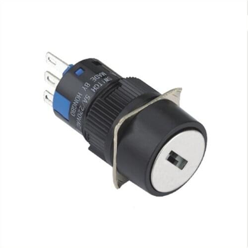 ELEWIND 16mm key lock switch(PB161Y-11Y/2A)
