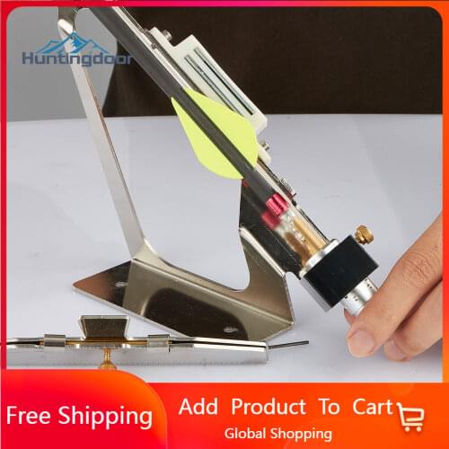 Aluminum Alloy feather sticking device Adjustable Stick Real Feather Plastic Feather Metal Archery Accessories Recurve Bow Arrow