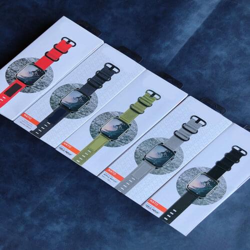 Nylon Loop For Apple Watch Band series SE 6 5 4 3 2 1 sports bracelet 38mm 40mm 42mm 44mm New hot selling breathable strap