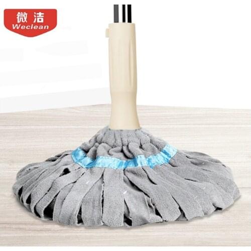 Free hand-washing mop home mop water squeeze mop head rotating