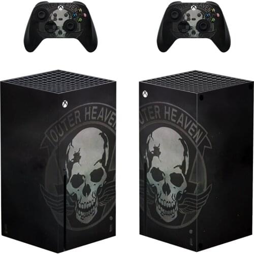 Skull Style Xbox Series X Skin Sticker for Console & 2 Controllers Decal Vinyl Protective Skins Style 1