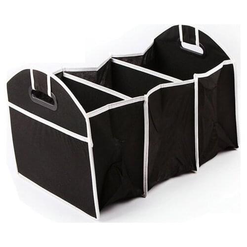 General Car Truck Van SUV Storage Basket Trunk Organizer Boot Stuff Food Automobile Stowing Tidying Folding Bag For VW SEAT FORD