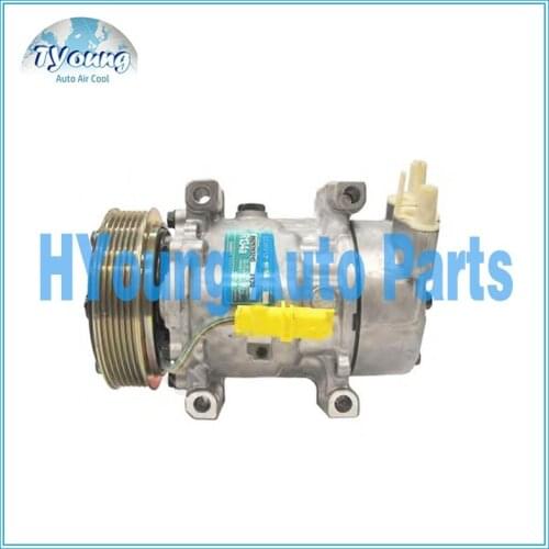 High quality 6V12 auto a/c compressor for Peugeot Bipper 9646273380 6189509160 6453FR 6453GZ 648722 9639078180