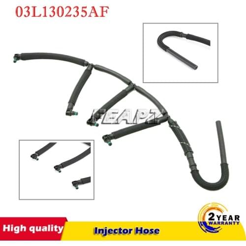 High quality Car Fuel Overflow Hose Fuel Return Line Hose Pipe Injector Hose Leak Line for GOLF-Polo Touran 03L130235AF