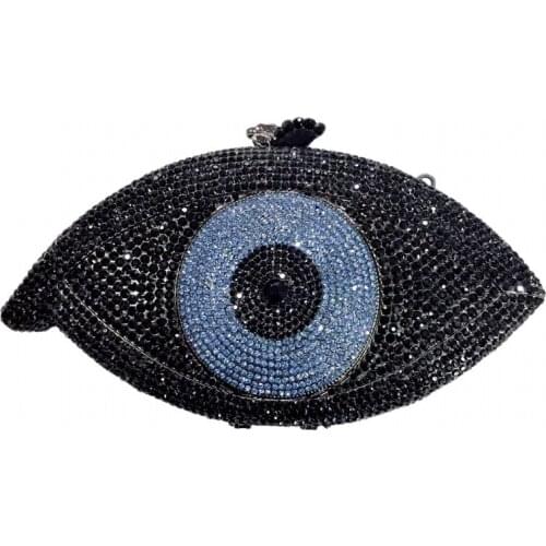 Ladies Party Small Purse Women Evening Party Big Eye Diamonds Luxury Clutch Fashion Rhinestone Wedding Party Clutch Evening Bags