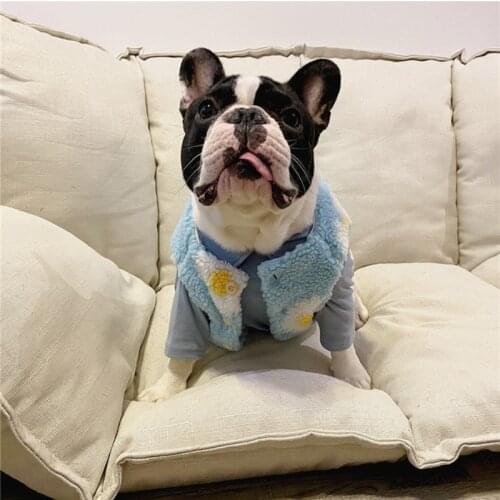 Winter Dog Vest Coat Jacket Pug French Bulldog Clothes Outfit Poodle Schnauzer Welsh Corgi Frenchies Dog Clothing Pet Outfit