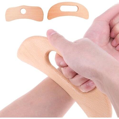 1PC GuaSha Massage Tool Natural WoodenScraping Massage Tools Blood Circulation Relaxation Body Care Scraping Board Hot Sale