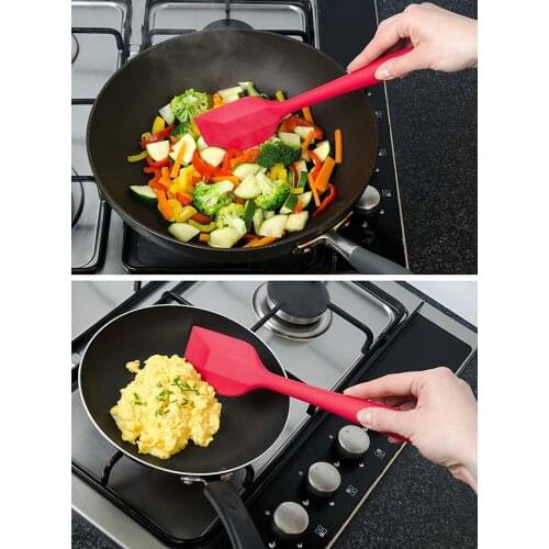 1Pcs Portable Silicone Scraper Mini Cake Mixer Baking Tool Mew Butter Cream Cake Mixer Spatula Shells Brush Butter Kitchen Tool