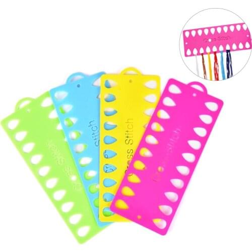 1Pcs Cross Stitch Thread Card Holder Storage Tools For Sewing Knitting Needlework Floss Organizer