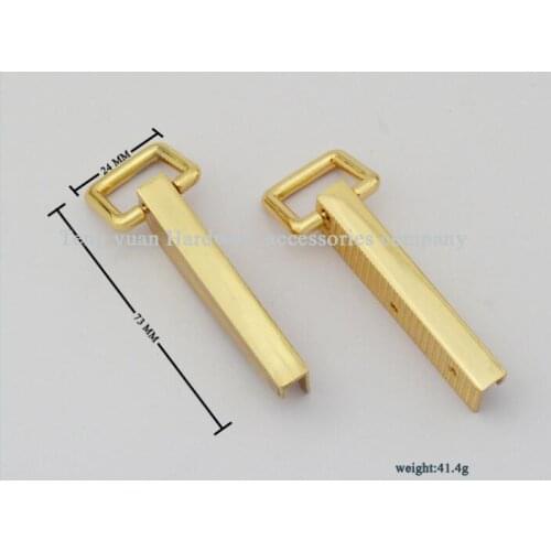 10 PCS/lot) High-grade arm in arm buckles on both sides of the straps links to hang bag hook bags leather hardware accessories