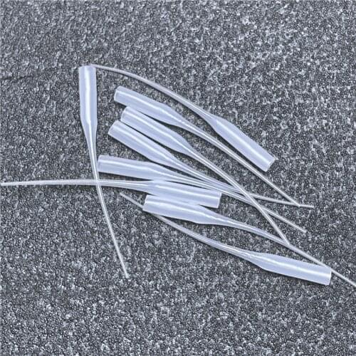 50pcs Universal 502 instant Super glue dropping tube Nozzle Lengthened Needle Tube Bottle Cap Catheter Dropper Adhesive tool