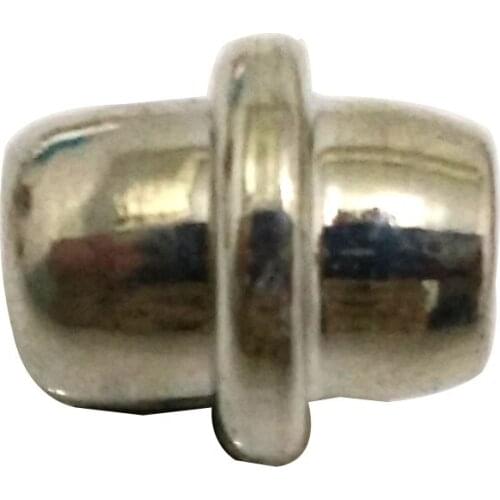 13X15mm Silver Barrel Shape Magnete Clasp