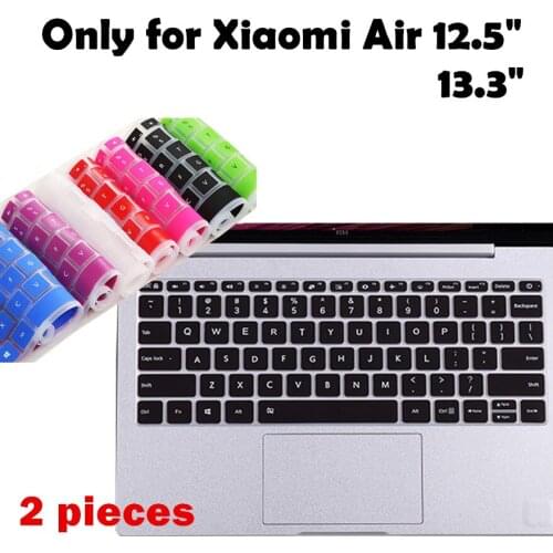 2pcs/lot Washable Laptop Keyboard Cover for Xiaomi Mi Notebook Air Laptop Mibook 12.5 13.3 inch Silicone Dustproof Cover