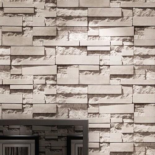 3D Abstract Brick Wallpaper Simple PVC Wallpaper Living Room TV Bedroom Background Wall Home Decor Papel De Parede 3D Paisagem