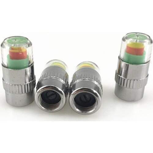 4Pcs Car Tyre Tire Pressure Gauge Monitor Indicator Tpms Monitoring Cap Sensor Wheel Air Press Alert Car-Styling Diagnostic Tool