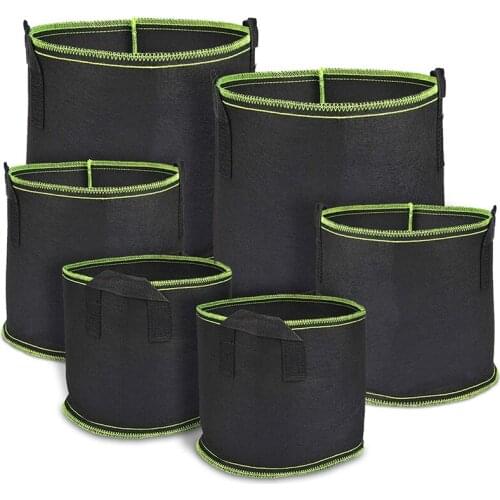6 Planting Bags, 35,000 / 7 Gallon Non-Woven Potato Planting Bags, Planting Bags with Handles, Potatoes, Tomatoes